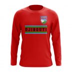 Djbouti Core Football Country Long Sleeve T-Shirt (Red)