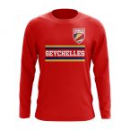 Seychelles Core Football Country Long Sleeve T-Shirt (Red)
