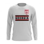 Georgia Core Football Country Long Sleeve T-Shirt (White)