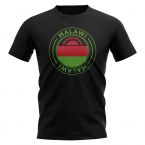 Malawi Football Badge T-Shirt (Black)