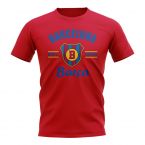Barcelona Established Football T-Shirt (Red)