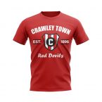 Crawley Town Established Football T-Shirt (Red)