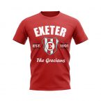 Exeter Established Football T-Shirt (Red)