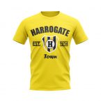 Harrogate Established Football T-Shirt (Yellow)