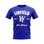 Linfield Established Football T-Shirt (Blue)