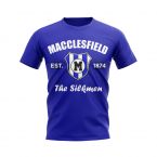 Macclesfield Established Football T-Shirt (Blue)