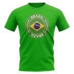Brazil Football Badge T-Shirt (Green)