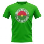 Burkina Faso Football Badge T-Shirt (Green)