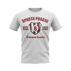 Sparta Prague Established Football T-Shirt (White)