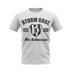 Sturm Graz Established Football T-Shirt (White)