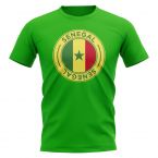Senegal Football Badge T-Shirt (Green)