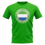 Sierra Leone Football Badge T-Shirt (Green)