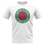 Bangladesh Football Badge T-Shirt (White)