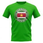 Suriname Football Badge T-Shirt (Green)