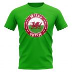 Wales Football Badge T-Shirt (Green)