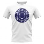Cook Islands Football Badge T-Shirt (White)