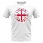 Georgia Football Badge T-Shirt (White)