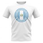 Guatemala Football Badge T-Shirt (White)