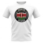 Kenya Football Badge T-Shirt (White)