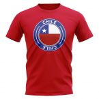 Chile Football Badge T-Shirt (Red)