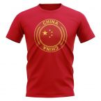 China Football Badge T-Shirt (Red)