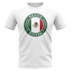 Mexico Football Badge T-Shirt (White)