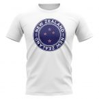 New Zealand Football Badge T-Shirt (White)