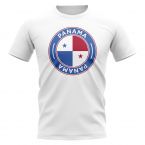 Panama Football Badge T-Shirt (White)