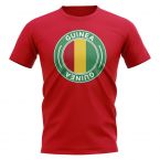 Guinea Football Badge T-Shirt (Red)