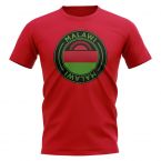 Malawi Football Badge T-Shirt (Red)
