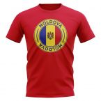 Moldova Football Badge T-Shirt (Red)