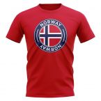 Norway Football Badge T-Shirt (Red)