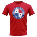 Panama Football Badge T-Shirt (Red)