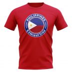 Philippines Football Badge T-Shirt (Red)