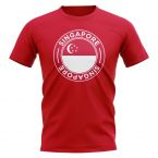 Singapore Football Badge T-Shirt (Red)