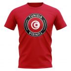 Tunisia Football Badge T-Shirt (Red)