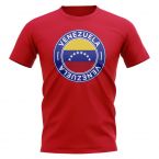 Venezuela Football Badge T-Shirt (Red)