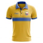 Comoros Concept Stripe Polo Shirt (Yellow) (Kids)