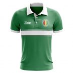 Guinea Concept Stripe Polo Shirt (Green)