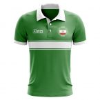 Iran Concept Stripe Polo Shirt (Green)