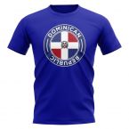 Dominican Republic Football Badge T-Shirt (Royal)