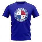 Panama Football Badge T-Shirt (Royal)