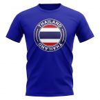 Thailand Football Badge T-Shirt (Royal)