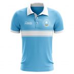 Sakha Republic Concept Stripe Polo Shirt (Sky) (Kids)