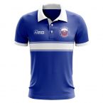 Slovakia Concept Stripe Polo Shirt (Blue)