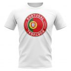 Portugal Football Badge T-Shirt (White)