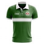 Suriname Concept Stripe Polo Shirt (Green)