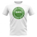 Saudi Arabia Football Badge T-Shirt (White)