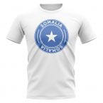 Somalia Football Badge T-Shirt (White)
