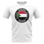 Sudan Football Badge T-Shirt (White)